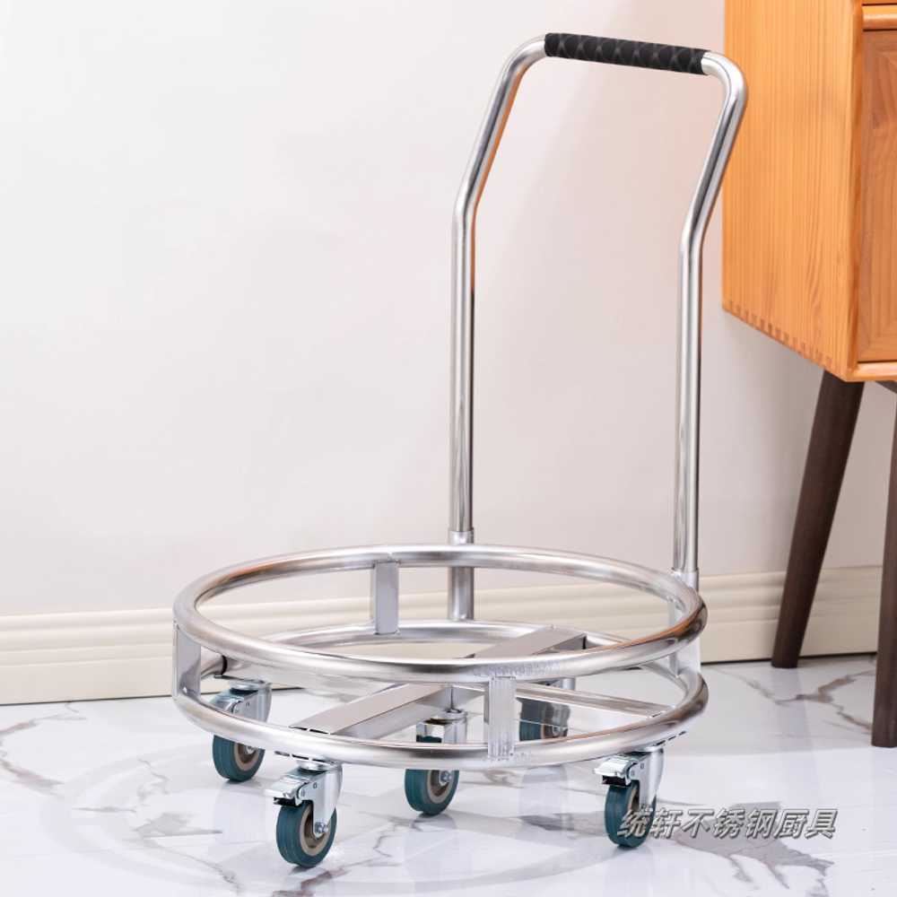 육수통 받침대 운반대 주방 소쿠리 대형 스테인레스 32cm - 상세 이미지 3