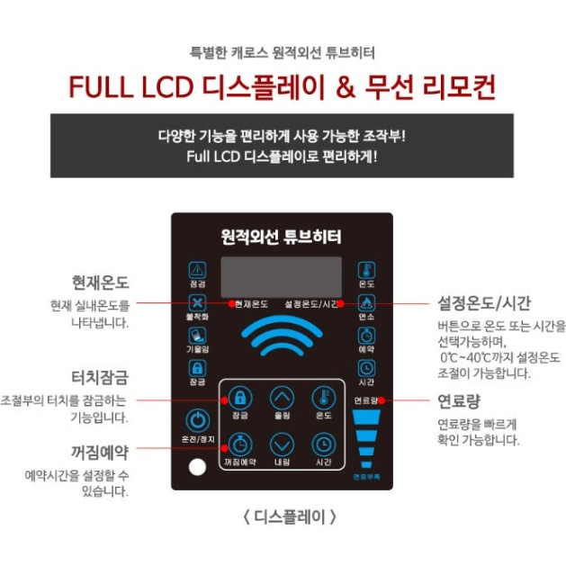 소형 곱창난로 18평형 사무실 원적외선튜브히터 캠핑장돈풍기