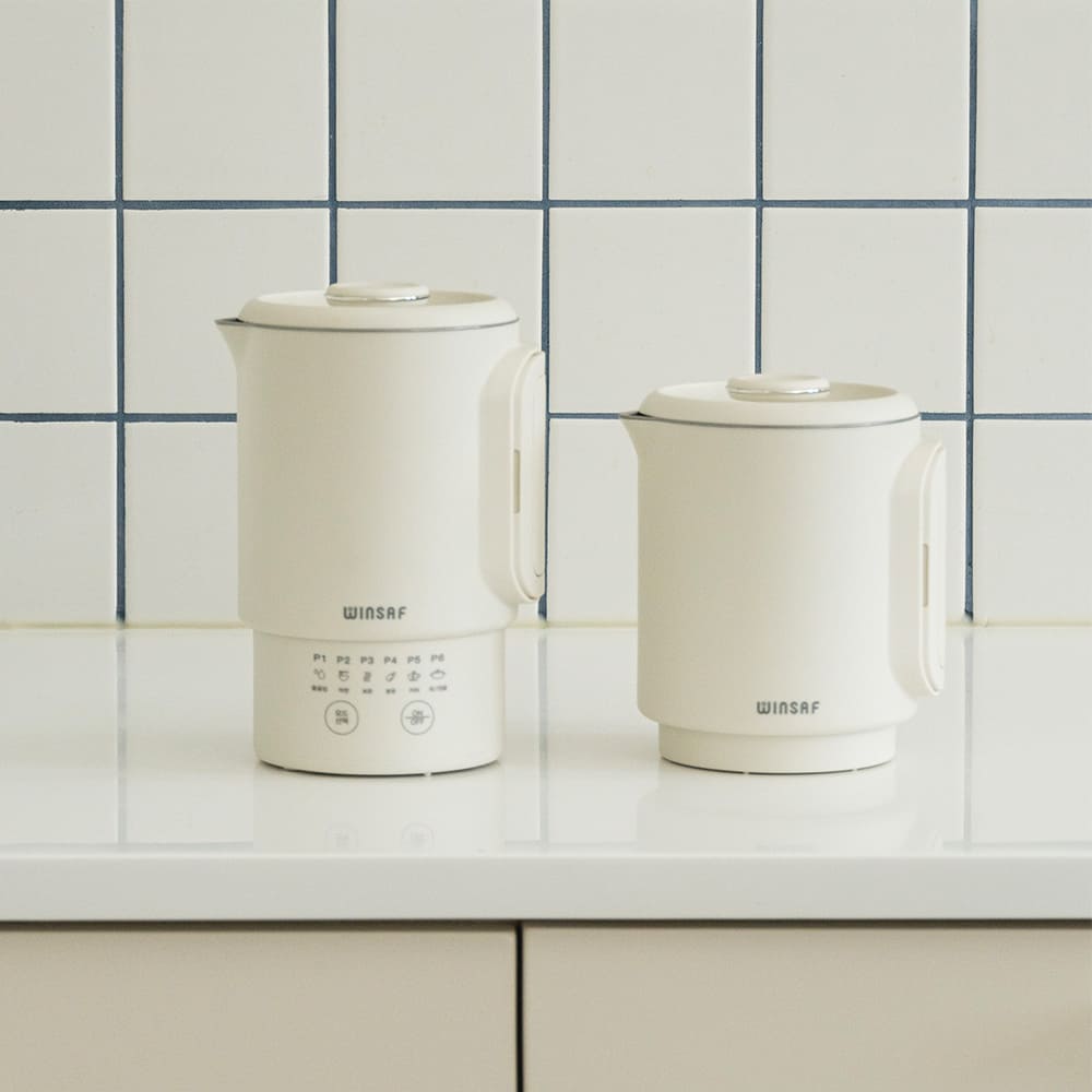 윈세프 1.2L 커피포트 트레이 세트 WTK-2111 여행용 휴대용 캡핑용 포트