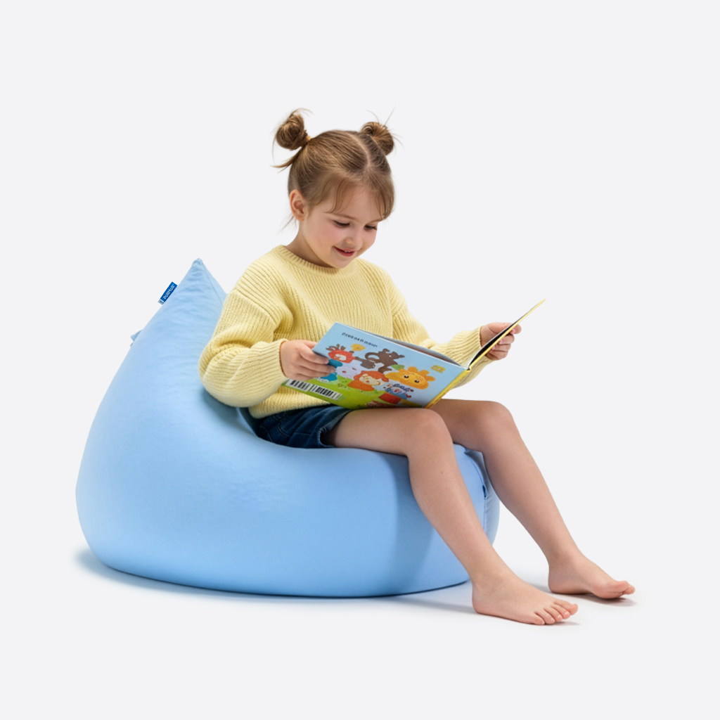 NEW 폴리몰리 LT201 미니 유아 키즈 빈백 소파 의자 등받이 쿠션 파스텔 민트