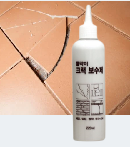 타일 크랙 보수제 화장실 욕조 깨짐 셀프 수리 틈새 메꾸미 백색 - 상품 이미지