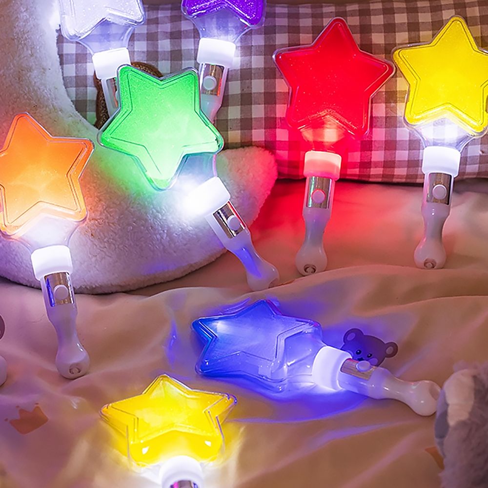 콘서트 LED 응원봉 별 하트 야광봉 형광봉 응원도구 - 상품 이미지