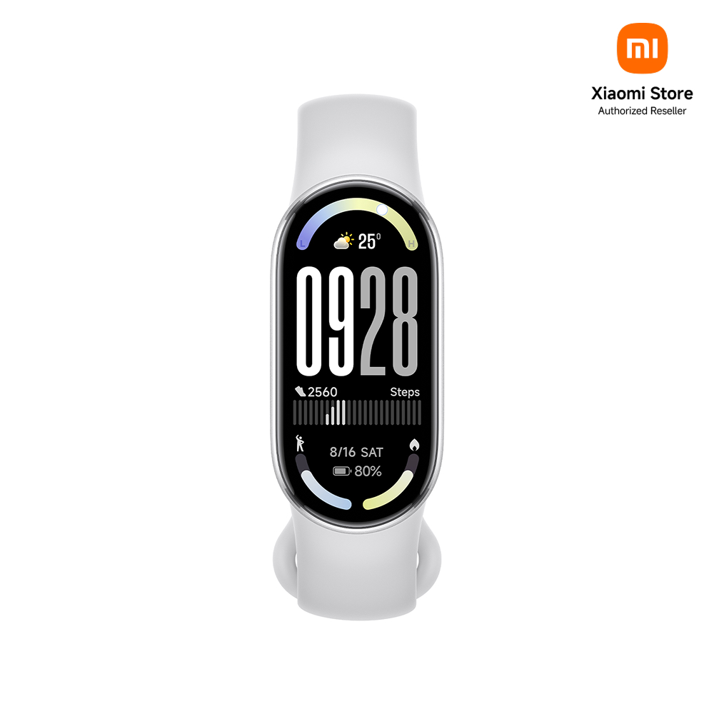 샤오미 스마트밴드 워치 웨어러블 심박수 만보기 운동 시계 스포츠 러닝 런닝 미밴드 10 실버 제품 이미지