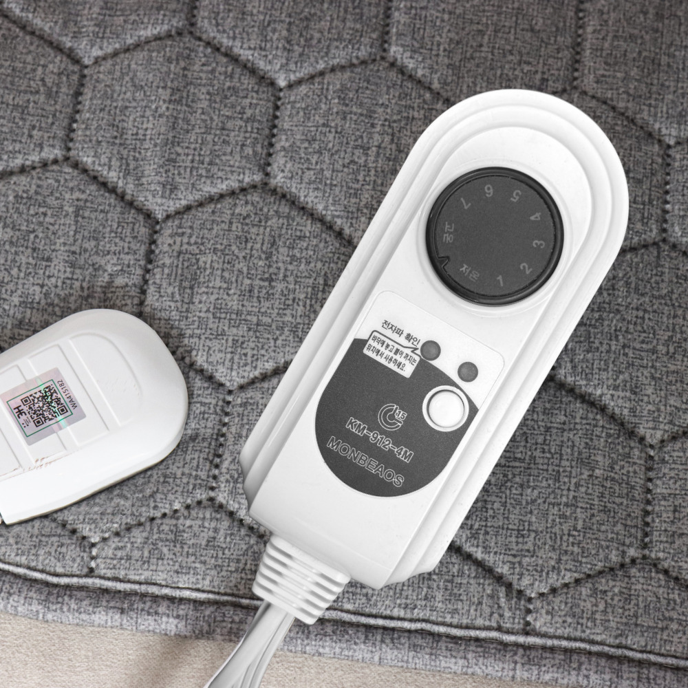 한일온열기 전기방석 쇼파 전기 매트 탄소 카본 온열매트 그래핀 소파 장판 3인용, 50x140cm, 육각차콜