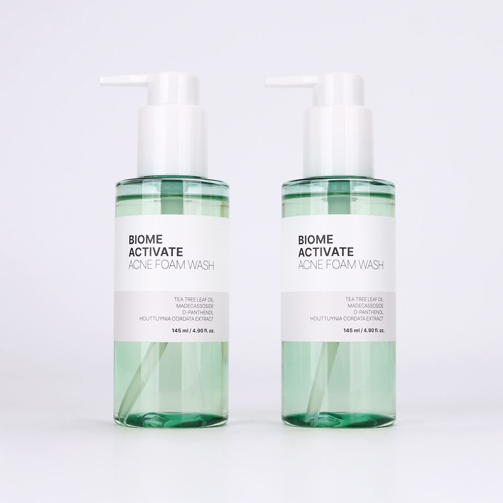 [바액] [2개] 아크네 폼 워시 [145ml] 여드름피부 트러블성 피부 블랙헤드케어 모공케어