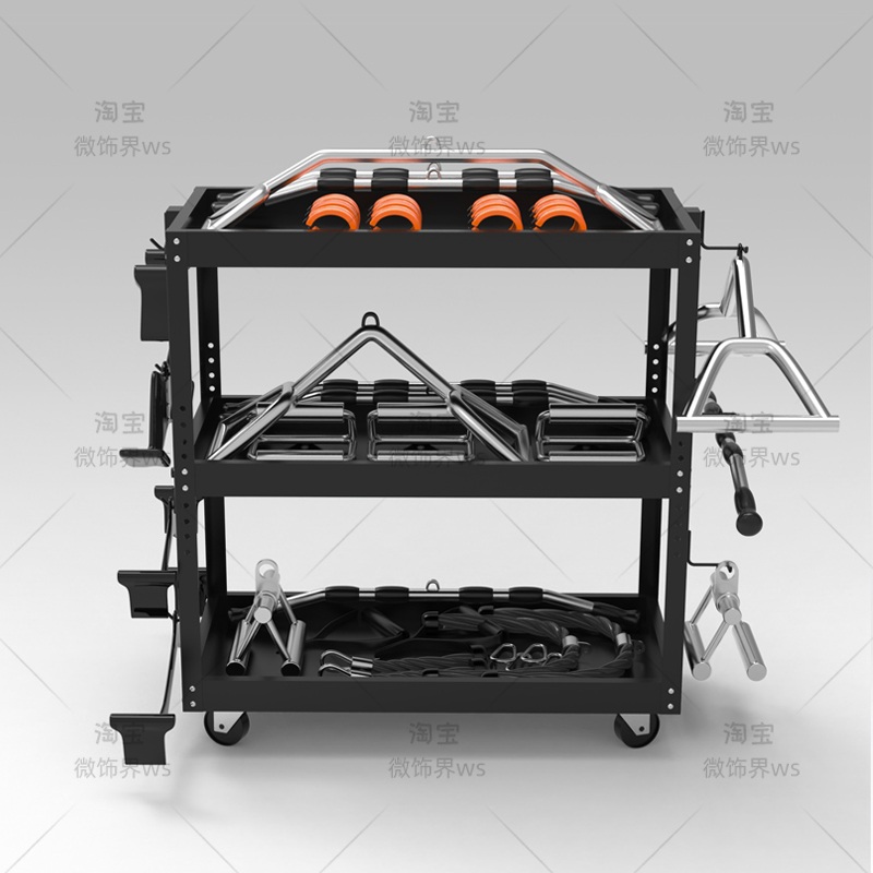 헬스 그립거치대 보관대 거치대 정리 렛풀다운 수납 홈트 그립바 - 상세 이미지 4