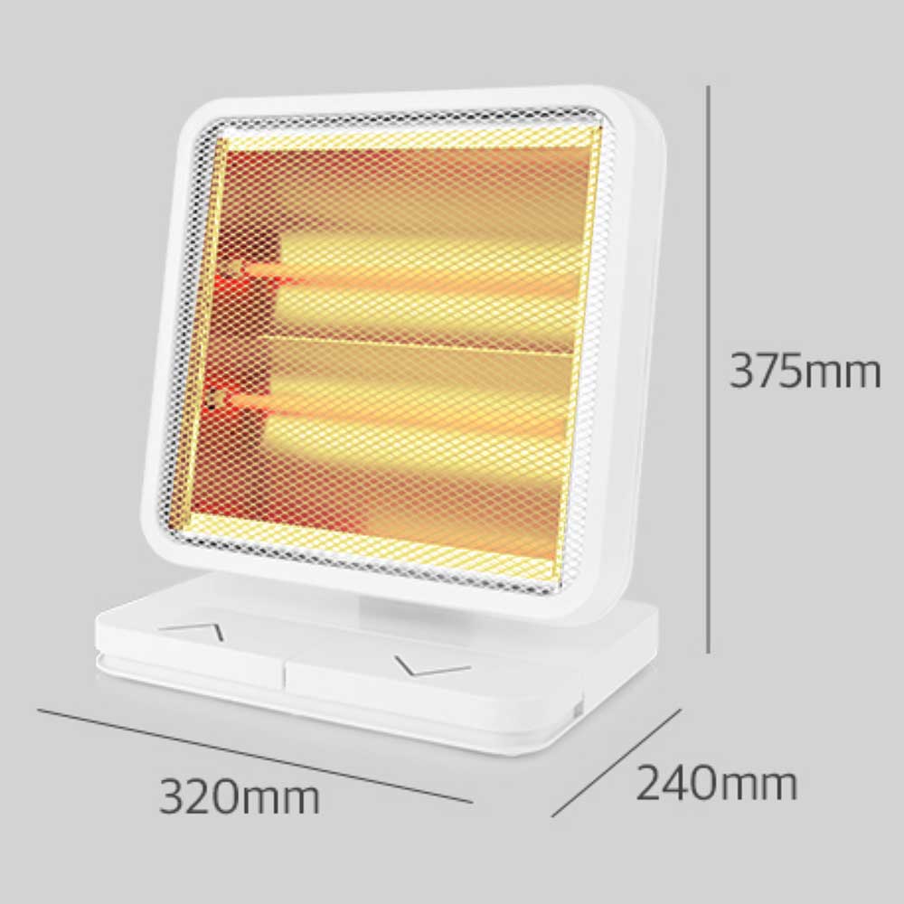보본 미니 발난로 석영관 히터 쿼츠 난로 2단 VB-W750 소형 사무실용 풋터치