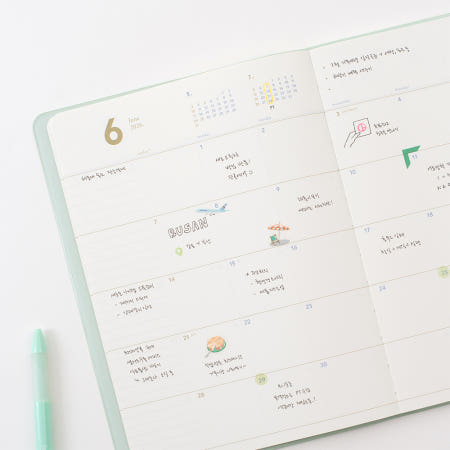 울언니추천샵 생각보관함 B5 월간 2026년 다이어리선물 일간다이어리 신년다이어리 교무수첩 스케줄다이어리