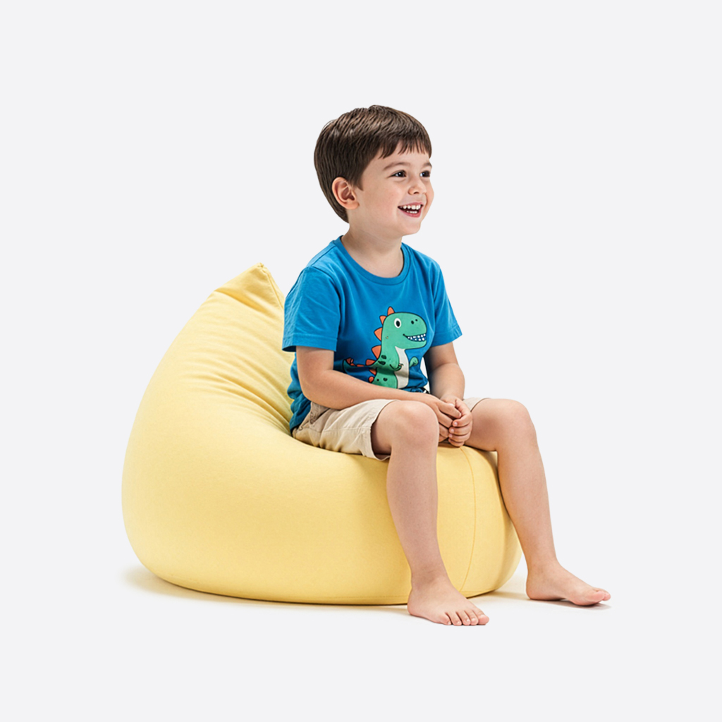 NEW 폴리몰리 LT201 미니 유아 키즈 빈백 소파 의자 등받이 쿠션 파스텔 민트