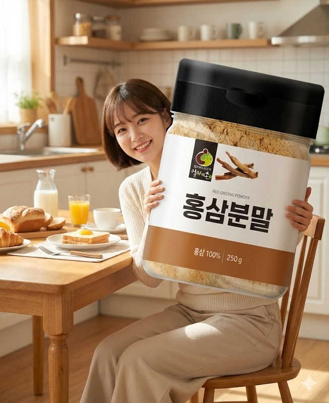 국내산 홍삼 분말 250g - 상품 이미지