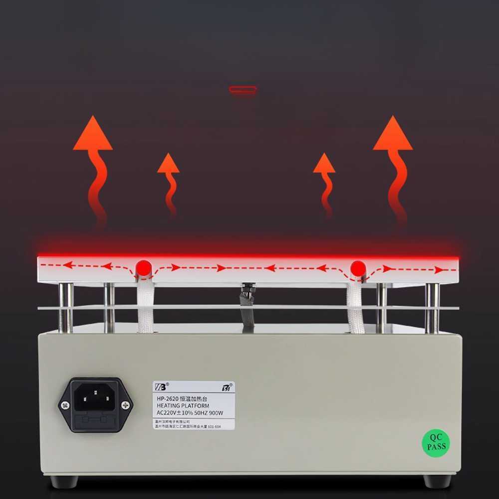 PCB 핫플레이트 납땜 예열 전자 부품 리워크 작업용 500x300mm 노출형 - 상세 이미지 4