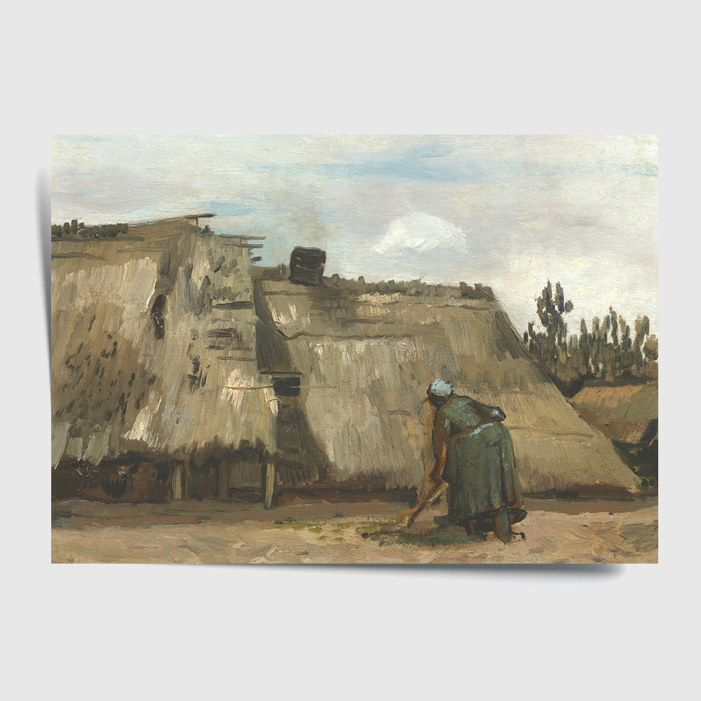 빈센트 반고흐 인테리어 그림 액자 포스터 명화 A Peasant Woman 1885 - 상세 이미지 2