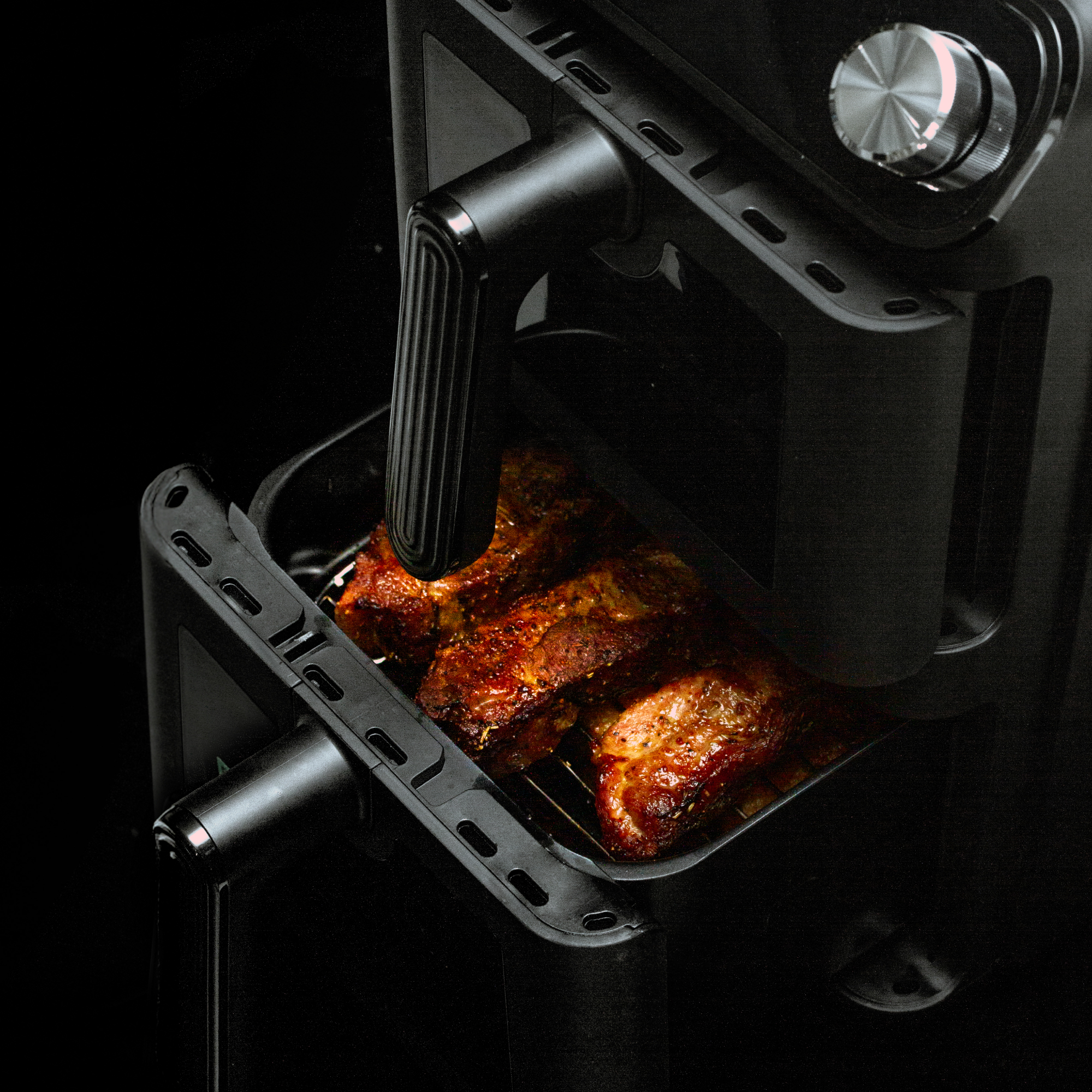 스테츠 스모키젯 더블 2단 에어프라이어 11L 대용량 고기 스테이크 삼겹살