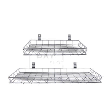 [트렌디프레소협력사]데이슬롯 트러스바구니 SP-31 선반걸이형수납바구니 제품진열대 상품전시대