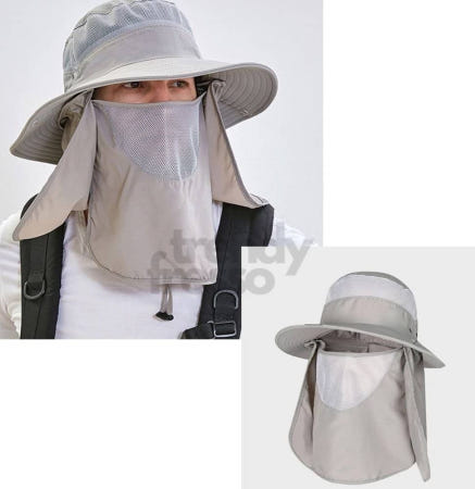 [트렌디프레소협력사]데이슬롯 사파리모자 자외선차단 넓은챙모자