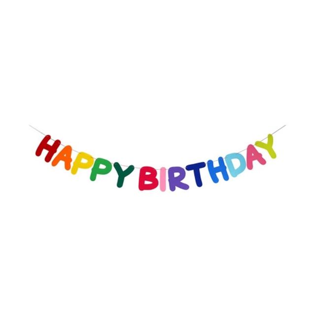 청양 벽걸이교구 펠트 생일가랜드 13장 (1개) - 상품 이미지