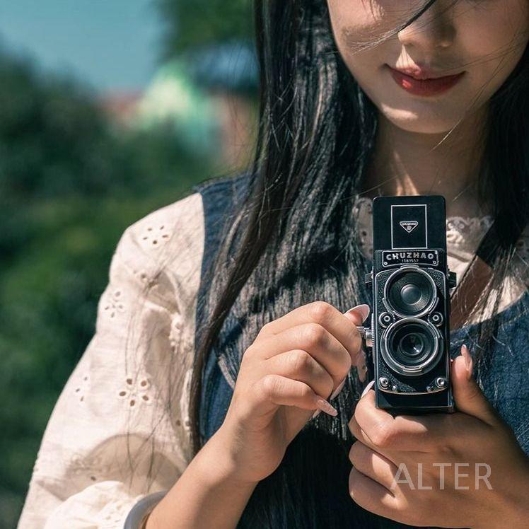복고풍 입문용 카메라 디지털카메라 소형카메라 블랙 M1 듀얼 리플렉스 카메라 - 상세 이미지 2