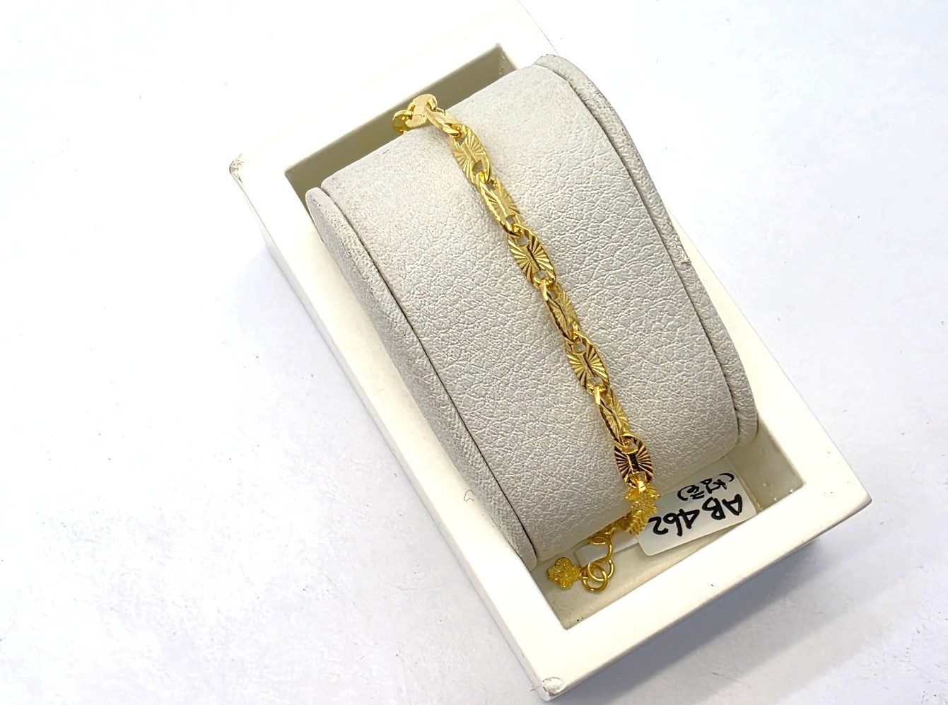 24K 순금 7.5g(2) 성호 팔찌(18K 연결고리 장식) - 상세 이미지 4