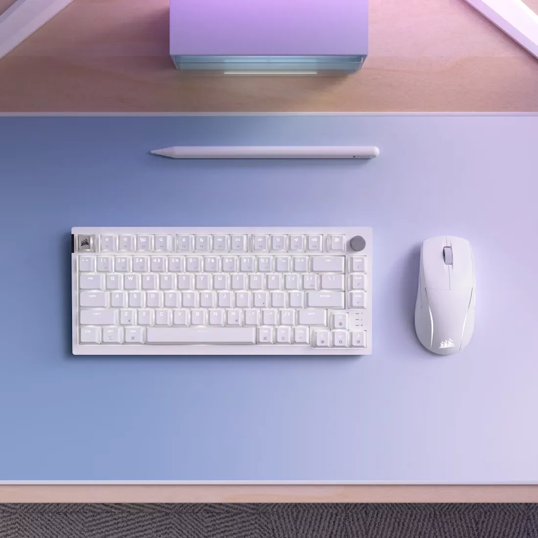 [국내정발] 커세어 K65 PLUS MAC 무선 영문 화이트 적축 - 상세 이미지 2