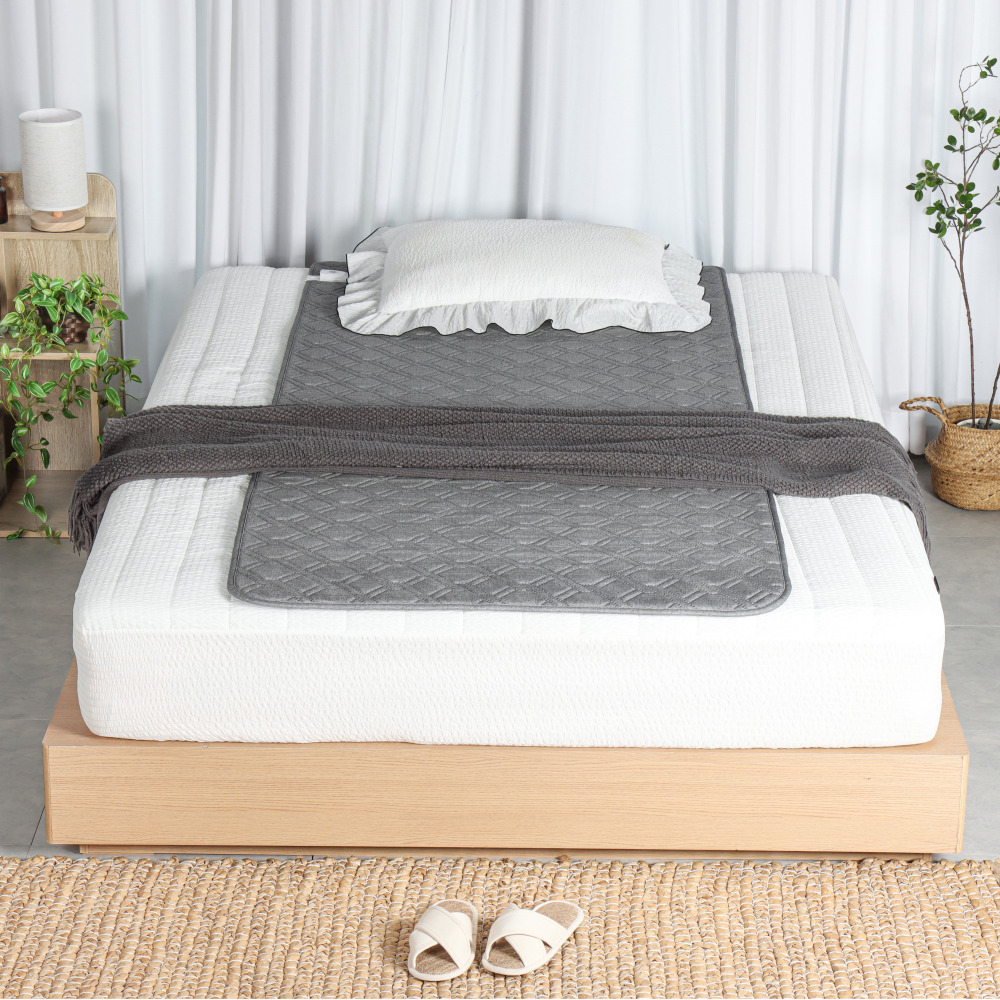 한일온열기 전기방석 쇼파 전기 매트 탄소 카본 온열매트 그래핀 소파 장판 1인용, 70x190cm, 딥멜란지 미니싱글 제품 이미지