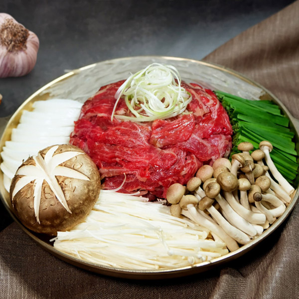 을지로식 맑은 갈비탕육수 마늘양념 소불고기전골 500g - 상세 이미지 2
