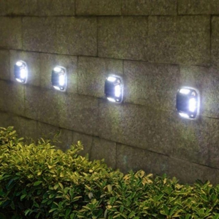 엣지가든 4p 벽부등 바닥조명 정원등 LED 태양광 - 상품 이미지