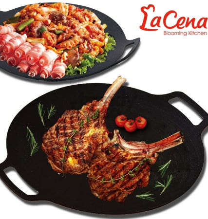 트렌디프레소협력사 데이슬롯 인덕션 그리들팬30cm 그리들코팅 우수한품질 대한민국