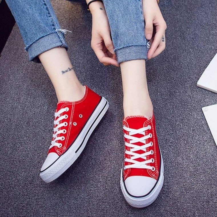 패션신발 캔버스화 남녀공용 남성신발 클래식 남녀 데일리화 스니커즈화 6컬러 - 상품 이미지