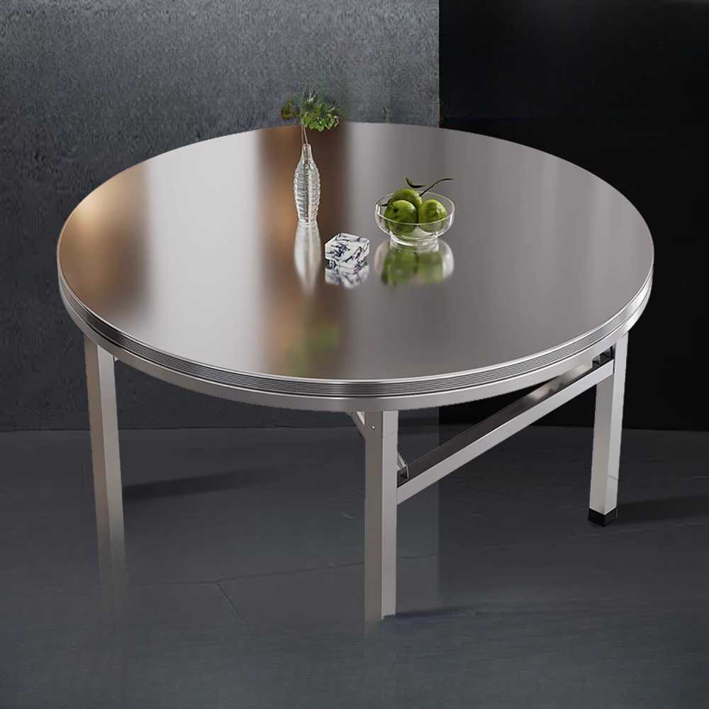 접이식 스텐 테이블 포장마차 식탁 야외용 이동형 100x55cm (단층) - 상세 이미지 3