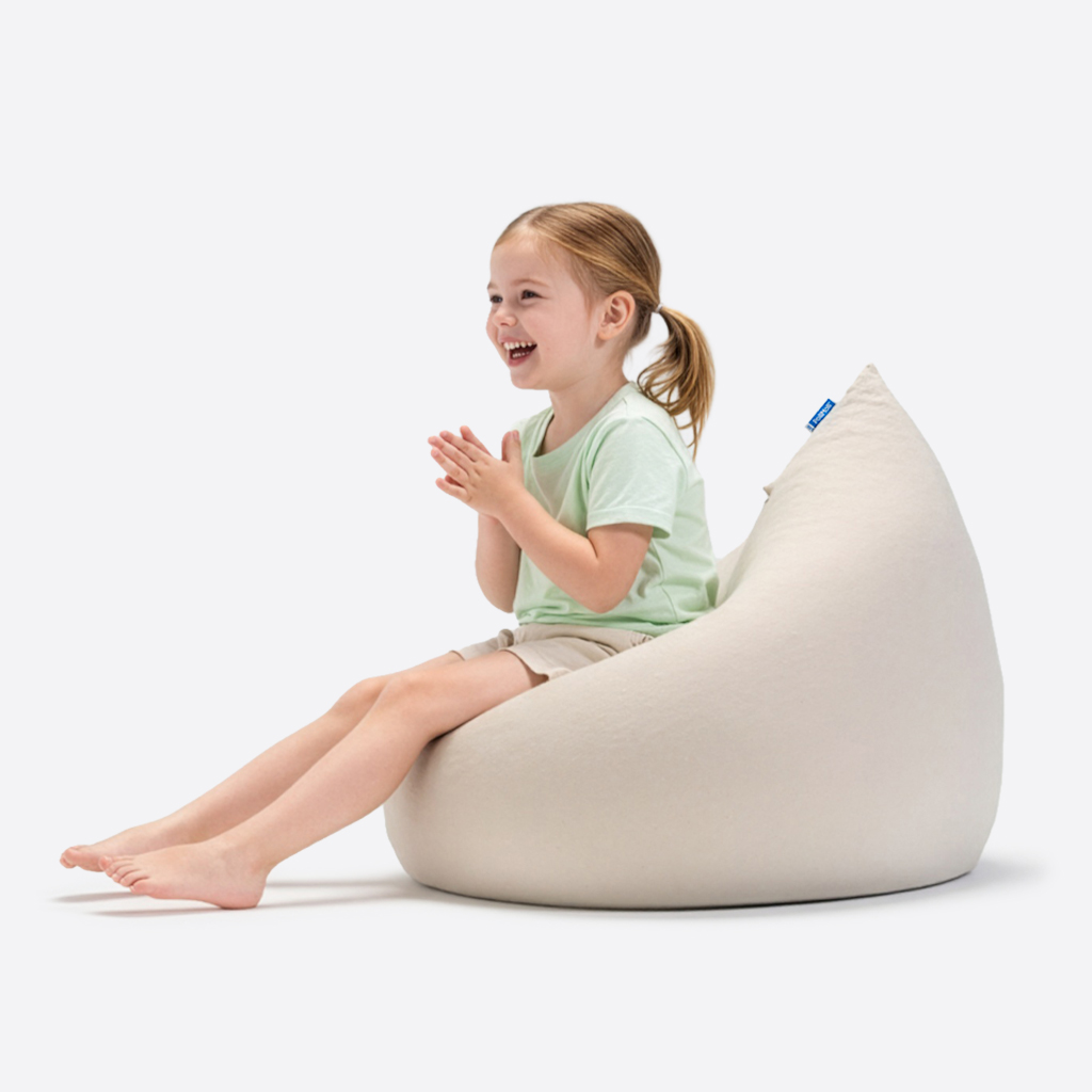 NEW 폴리몰리 LT201 미니 유아 키즈 빈백 소파 의자 등받이 쿠션 파스텔 민트