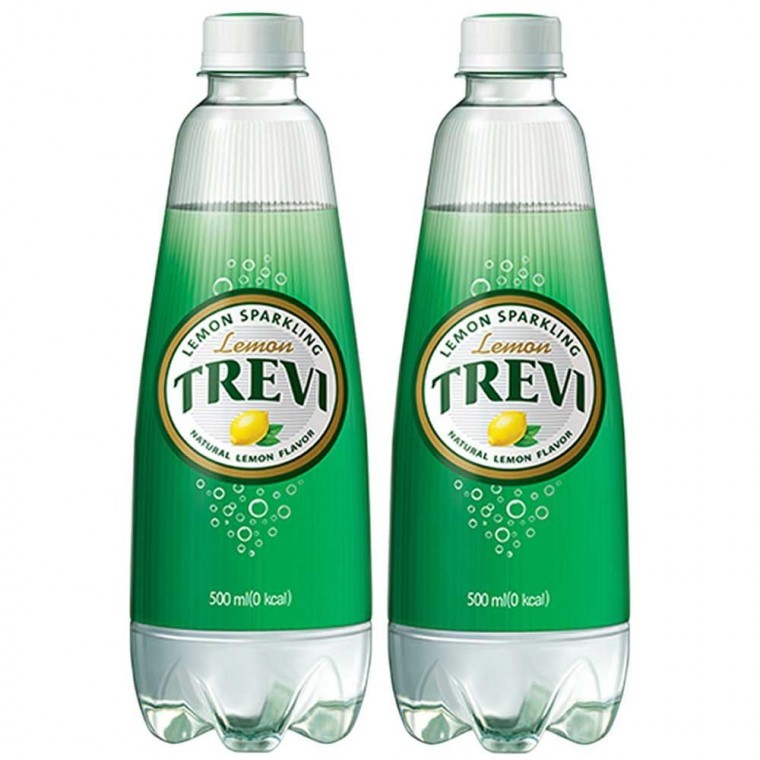 트레비 롯데 레몬 500ml x 12개입 탄산수 - 상품 이미지