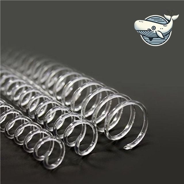 투명 제본 스프링 링 부속품 14mm 1kg - 상품 이미지