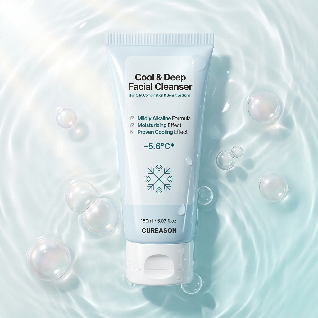 큐리즌 쿨앤딥 페이셜 클렌저 150ml 2개 - 상세 이미지 3