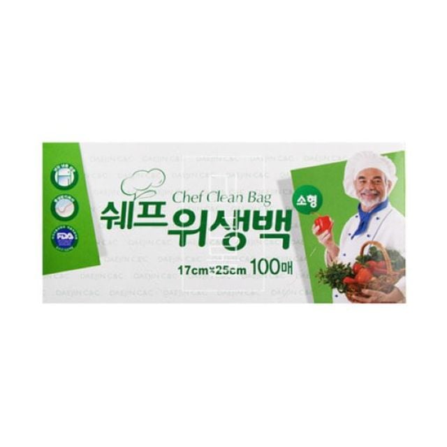 쉐프위생백소형17x25 100매-50개(1박스) - 상품 이미지