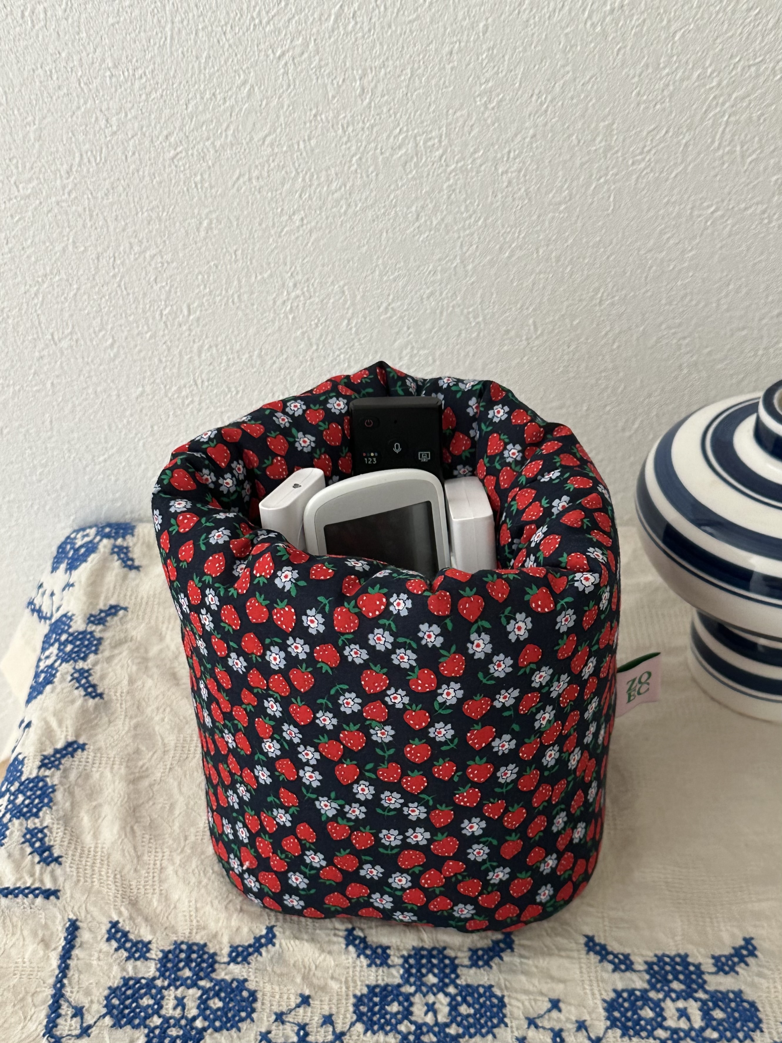 조에컴퍼니 구름 바구니 누빔 정리 수납 패브릭 천 바스켓