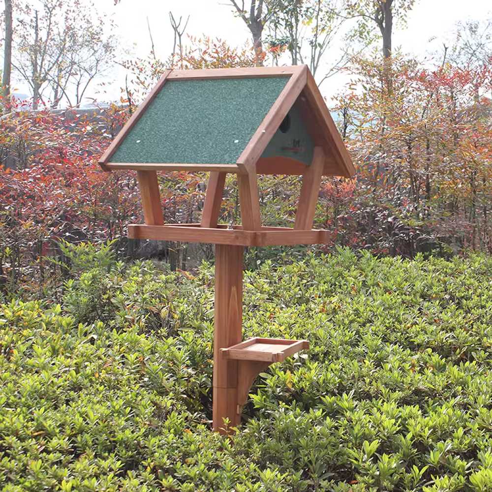 야외 새집 우드 인공 둥지 나무 모양 조류 관찰용 집 단일상품 - 상세 이미지 3