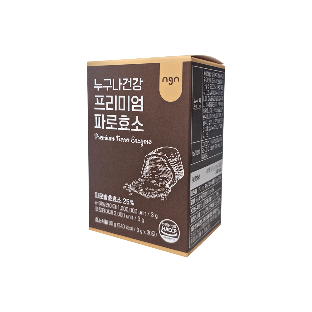 누구나건강 파로효소 발효 곡물 효소 100만 역가 수치 30포, 3개 - 상세 이미지 5