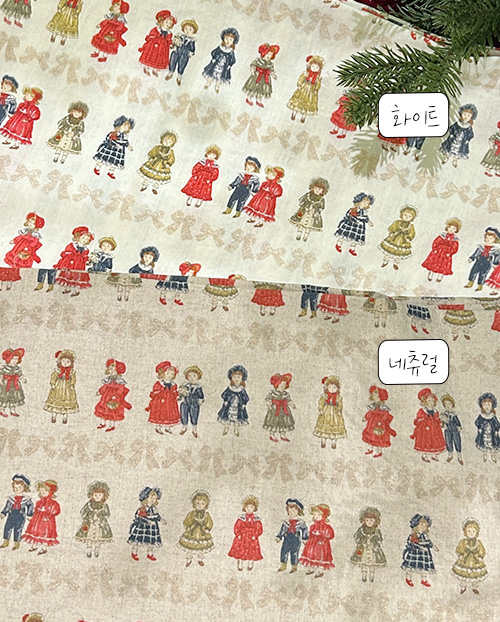 더블유패브릭 대폭 린넨천 15수 원단 커튼 앞치마 원피스 베이비돌 - 상세 이미지 2