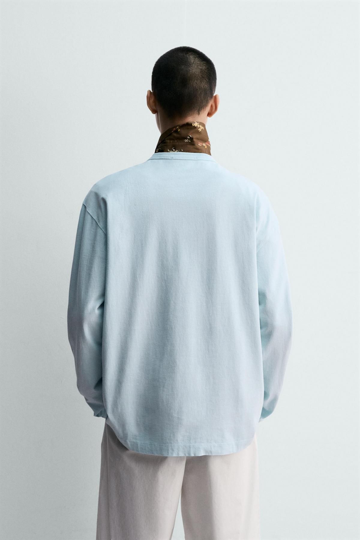 자라 미스터 스미 피터팬 티셔츠 X 해리 램버트 0962/387 LIGHT BLUE - 상세 이미지 4
