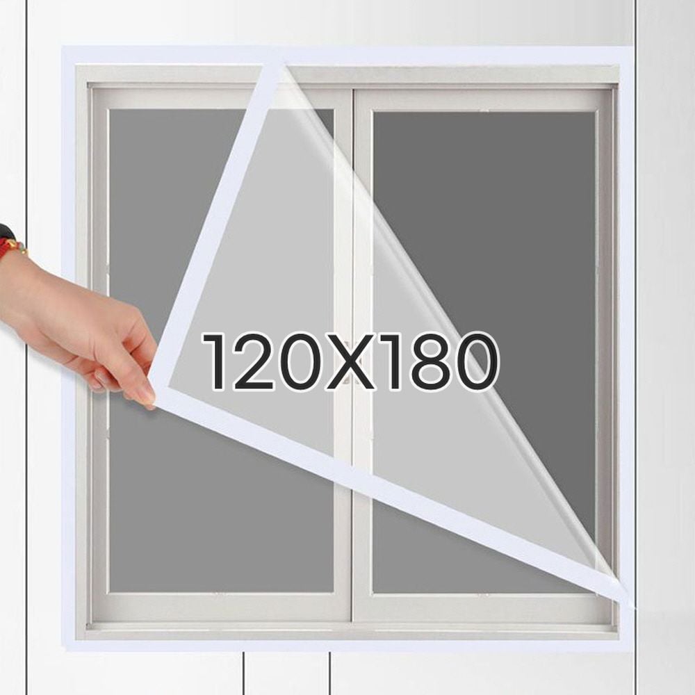 난방비 절약 찍찍이 DIY 창문 방풍 비닐 120X180 - 상품 이미지