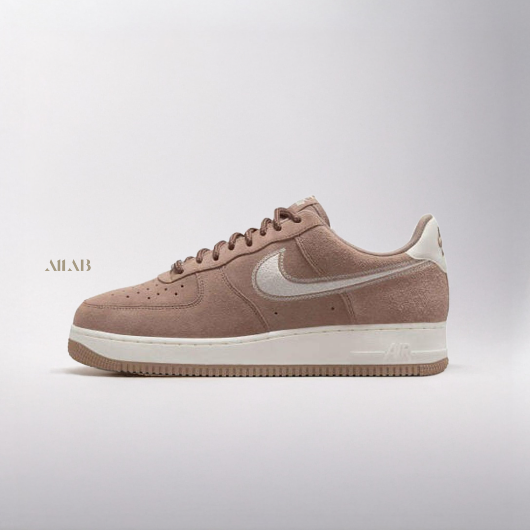 [국내매장판] 나이키 에어포스1 스니커즈 로우 커플 고등학생 남여공용 운동화 밍크브라운, 265