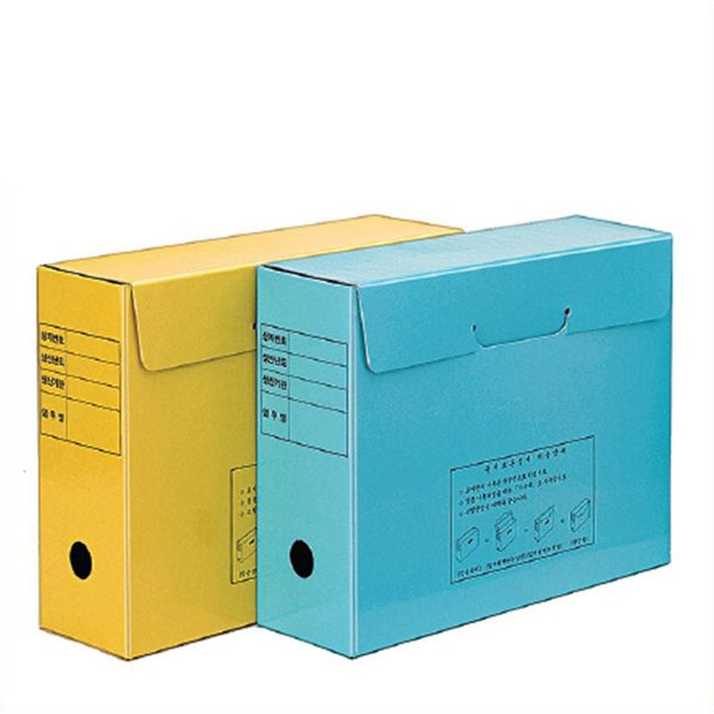 A4용 문서보존함 320x250x100mm 50EA 문서보관상자 - 상품 이미지