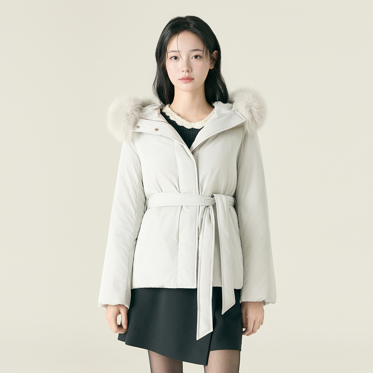 로엠 벨티드 숏 다운 RMJDF4CR01 - 상세 이미지 5
