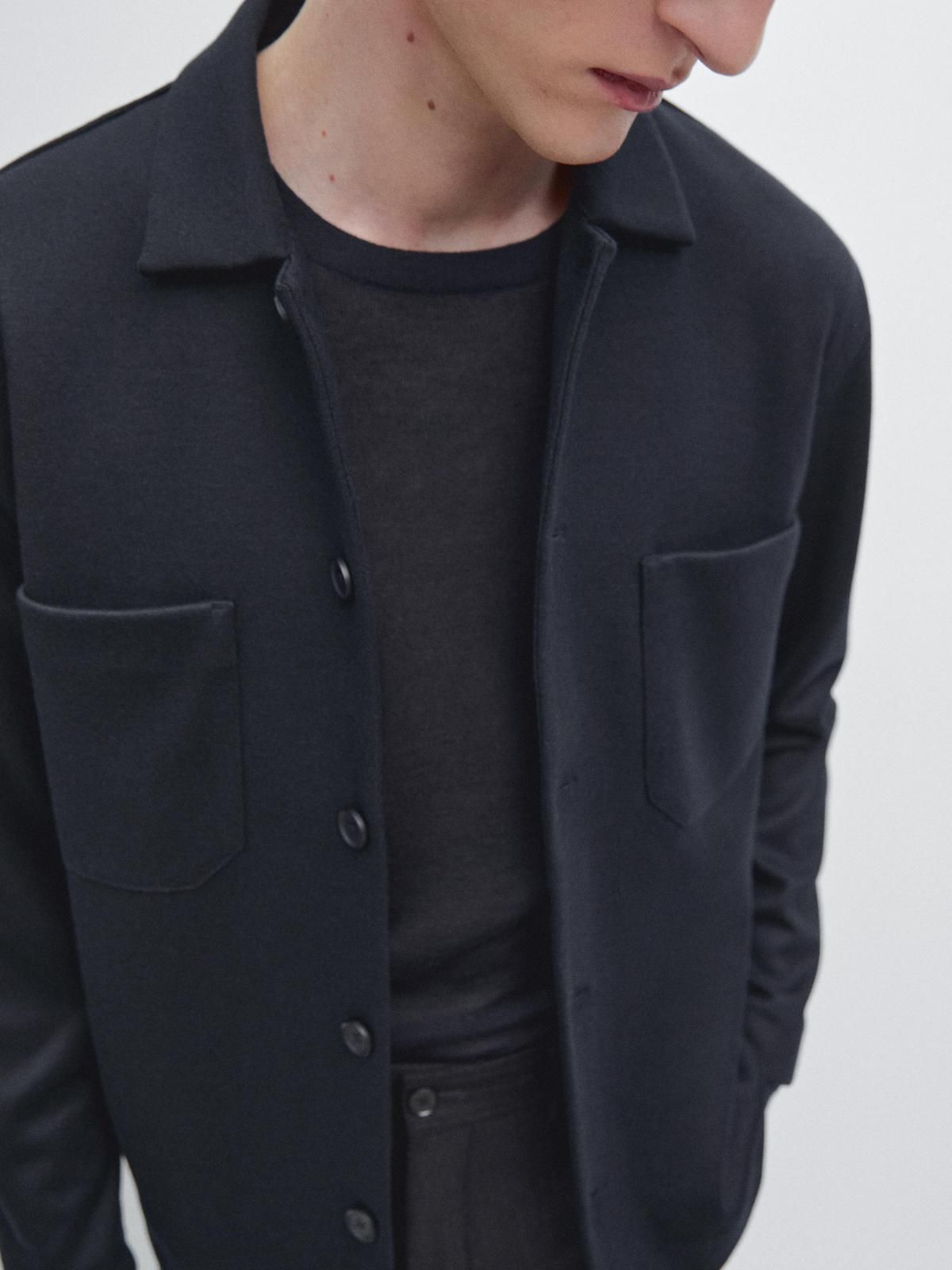 마시모두띠 테크니컬 버튼 포켓 오버셔츠 0575/156 NAVY BLUE - 상세 이미지 5