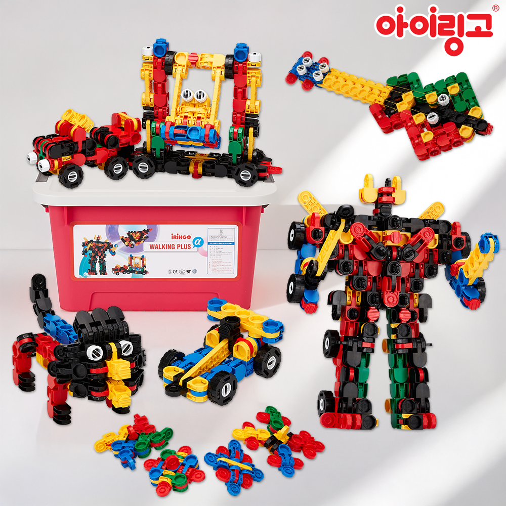 아이링고 워킹플러스 알파 395pcs 블럭 교구 집중력완구 - 상품 이미지