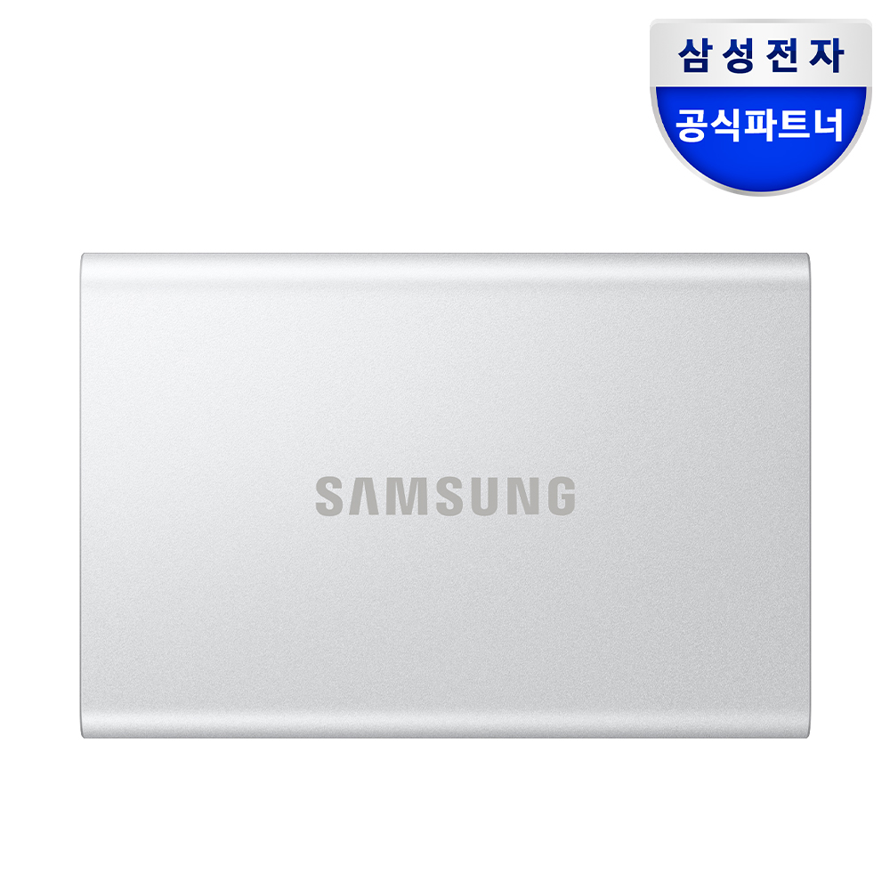 삼성전자 포터블 외장 SSD T7 Resurrected 데이터복구서비스 4TB, 메탈 - 상품 이미지