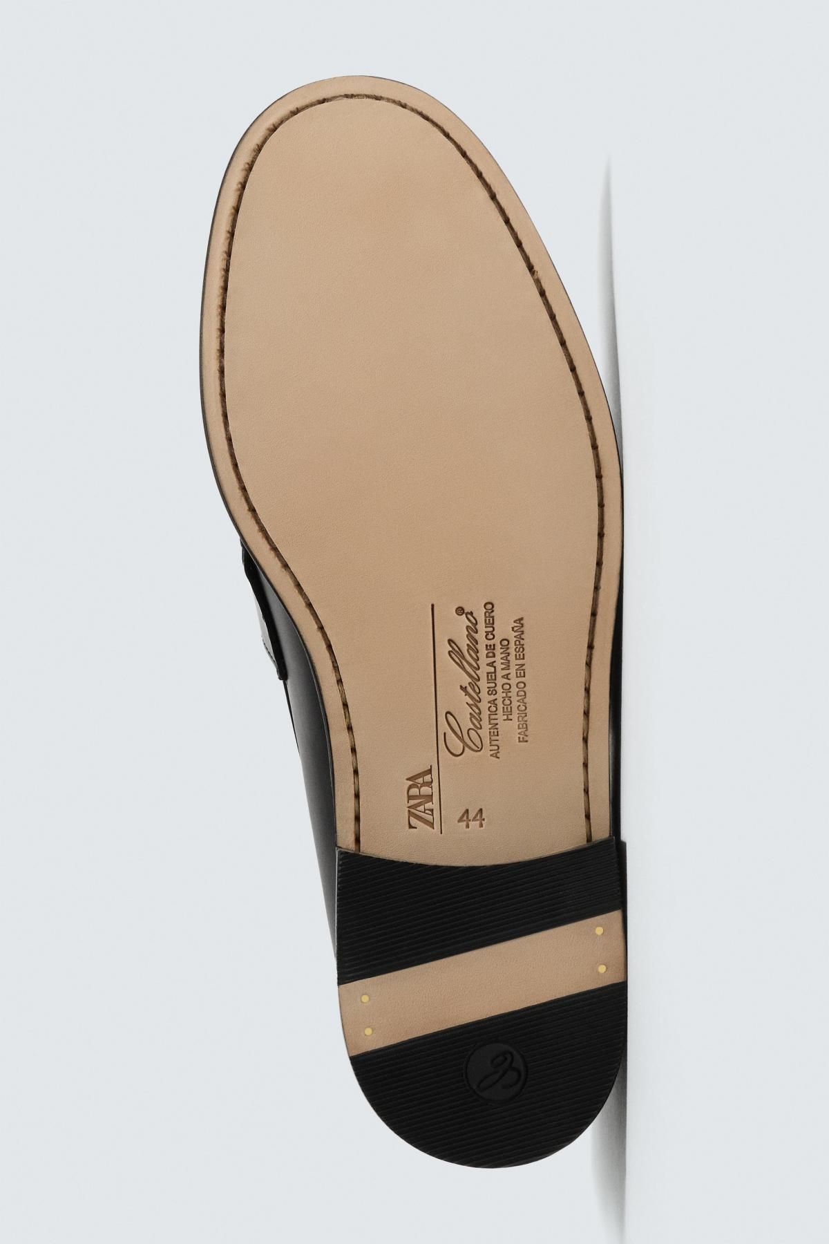 자라 프리미엄 버클 로퍼 X 카스텔로 1920 2672/620 BLACK - 상세 이미지 4