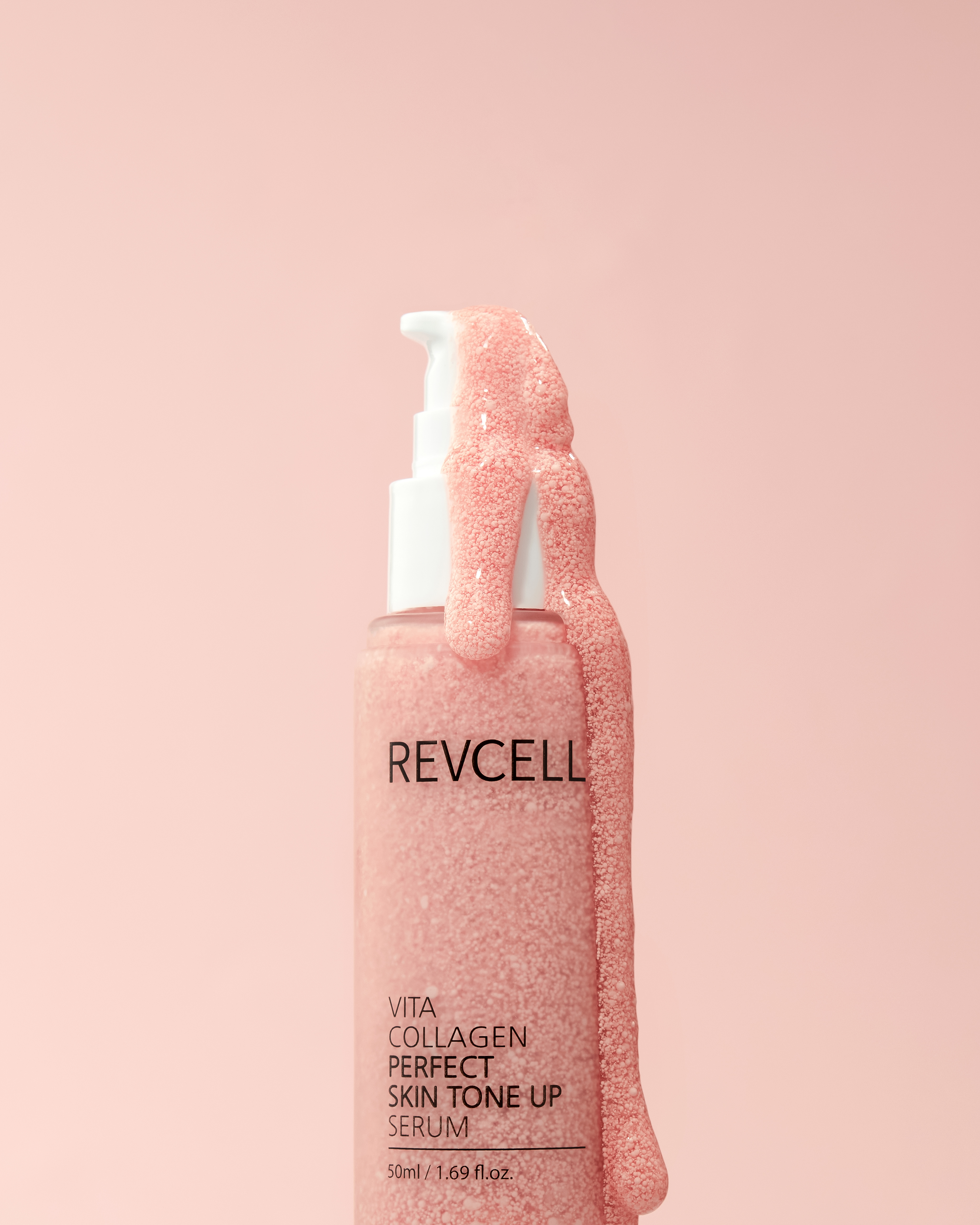 리브이셀 비타 콜라겐 퍼펙트 스킨 톤업 세럼 (50ml) 주름 미백 탄력 메이크업베이스 - 상세 이미지 4