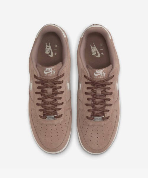 [국내매장판] 나이키 에어포스1 스니커즈 로우 커플 고등학생 남여공용 운동화 밍크브라운, 265