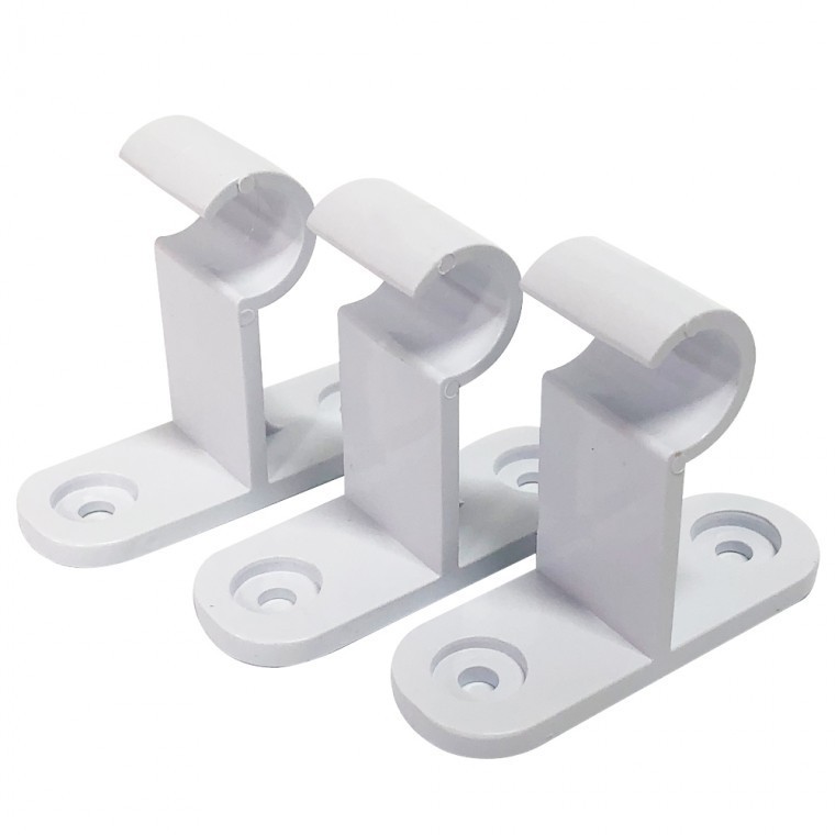 민광 커튼브라켓 15mm 3P k-346 (화이트) 커텐 커튼 - 메인 이미지